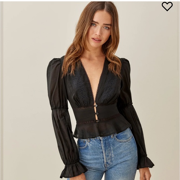 Reformation Tops - Like New Reformation Meadowlark Top Size 6